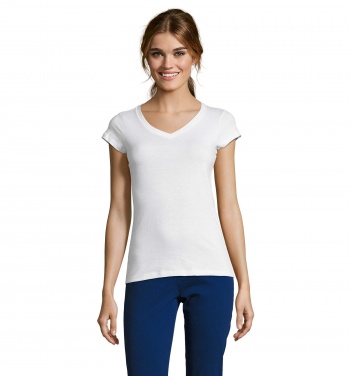 Logo trade promotional giveaway photo of: MOON WOMEN T-SHIRT 150g