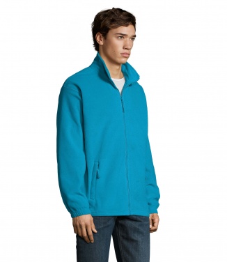 Logo trade promotional merchandise photo of: NORTH Zipped Fleece Jacket
