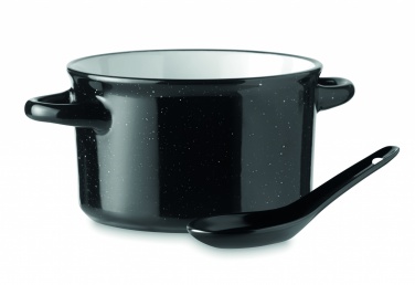 Logo trade corporate gift photo of: Ceramic vintage bowl 550 ml
