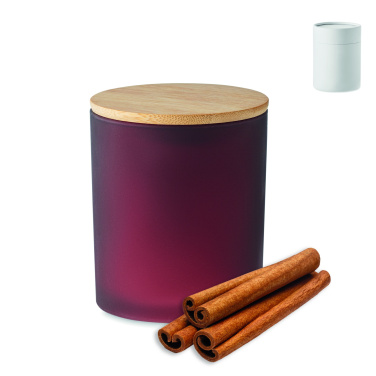 Logo trade advertising products image of: Plant based wax candle 200 gr