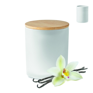 Logo trade promotional item photo of: Plant based wax candle 200 gr