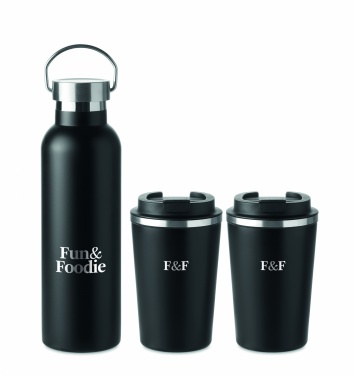 Logotrade promotional merchandise picture of: Stainless steel double wall set