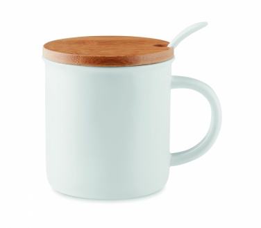 Logotrade corporate gifts photo of: Porcelain mug with spoon