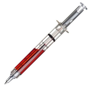 Logo trade promotional giveaways picture of: Plastic ballpen INJECTION