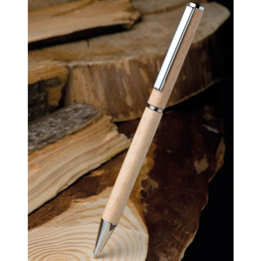 Logotrade advertising product picture of: Wooden ballpen HEYWOOD