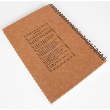 Logo trade corporate gift photo of: A5 ECO Notepad KENTWOOD