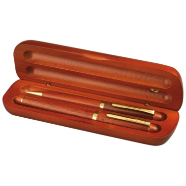 Logotrade promotional products photo of: Rosewood writing set OXFORD