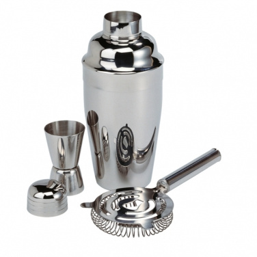 Logo trade promotional products picture of: Metal cocktail set, 3-piece MESSINA