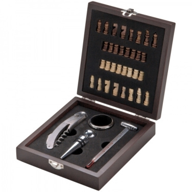 Logotrade corporate gift picture of: Chess wine set SAN GIMIGNANO