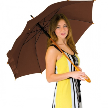 Logotrade promotional product picture of: Wooden automatic umbrella NANCY
