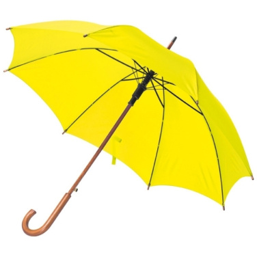 Logo trade promotional products picture of: Wooden automatic umbrella NANCY