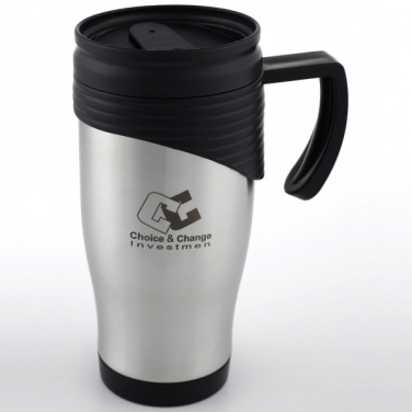 Logotrade promotional product picture of: Stainless steel thermo cup EL PASO 400 ml