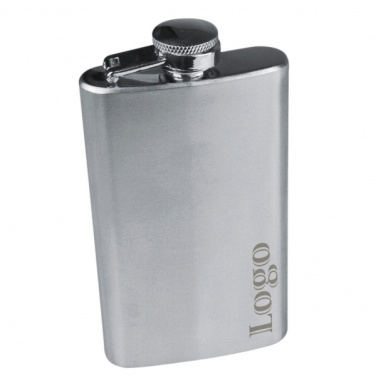 Logo trade advertising product photo of: Stainless steel hip flask FRESNO 104 ml