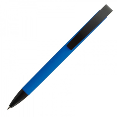 Logotrade promotional item picture of: Metal ballpen soft touch BRESCIA