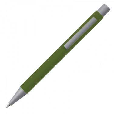 Logotrade promotional gift image of: Metal ballpen soft touch ABU DHABI