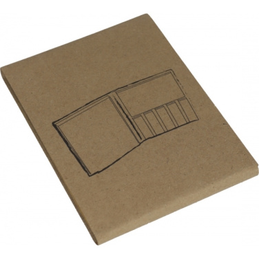 Logotrade corporate gift image of: Adhesive note pad BURLINGTON
