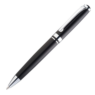 Logo trade advertising products picture of: Metal ballpen CLAYTON