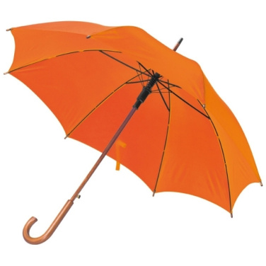 Logotrade promotional products photo of: Wooden automatic umbrella NANCY