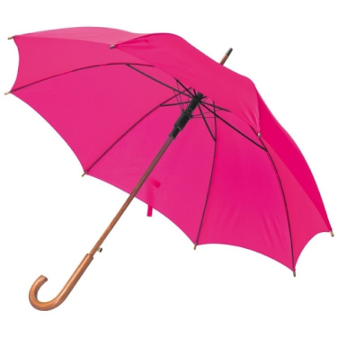Logotrade promotional gift picture of: Wooden automatic umbrella NANCY