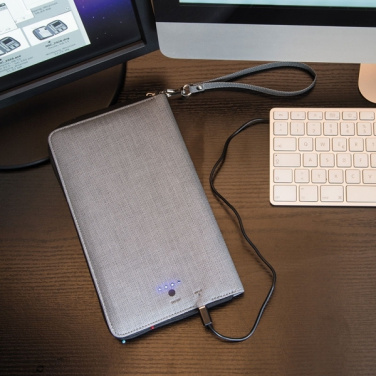 Logo trade promotional products image of: Travel folder with power bank Almera