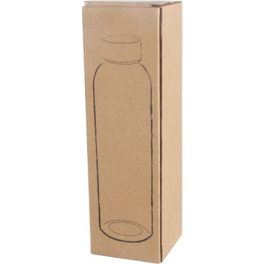 Logo trade promotional giveaway photo of: Glass bottle INDIANOPOLIS 550 ml