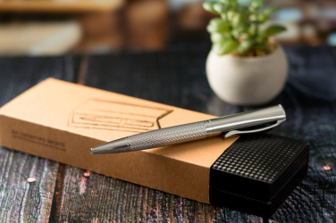 Logo trade promotional items image of: Metal ballpen CHESTER