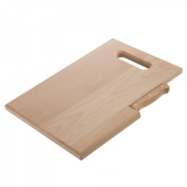 Logotrade corporate gifts photo of: Wooden board with knife LIZZANO