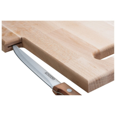 Logo trade business gift photo of: Wooden board with knife LIZZANO