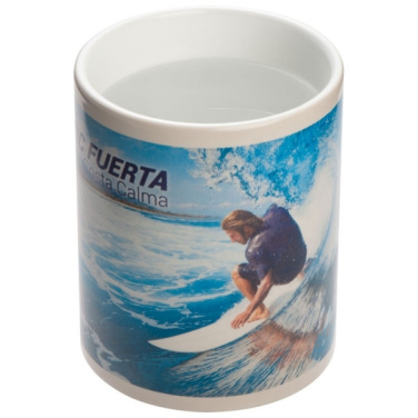 Logo trade business gifts image of: Colour-changing sublimation mug SIRMIONE 300 ml