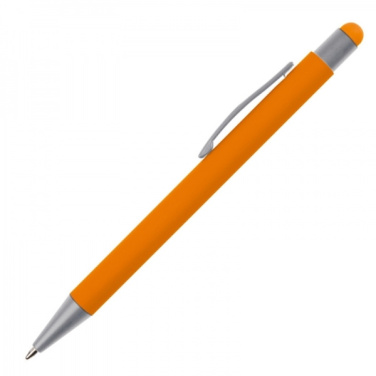 Logo trade business gifts image of: Metal ballpen touch pen soft touch SALT LAKE CITY