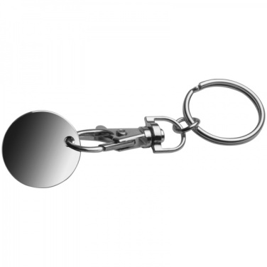 Logo trade advertising products image of: Keyring with shopping coin ARRAS