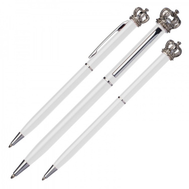 Logo trade corporate gifts picture of: Metal ballpen KINGS PARK