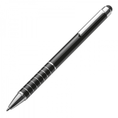 Logo trade promotional merchandise picture of: Metal ballpen with touch pen LUEBO