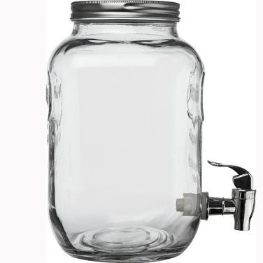 Logotrade promotional item image of: Set drink dispenser and glasses ACAPULCO