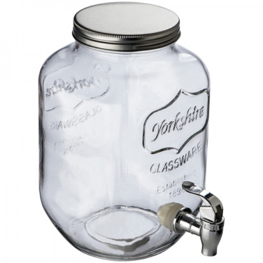 Logotrade promotional giveaway picture of: Set drink dispenser and glasses ACAPULCO