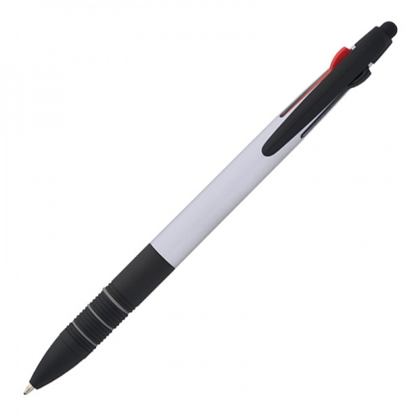 Logo trade corporate gifts image of: Plastic ballpen 3in1 BOGOTA