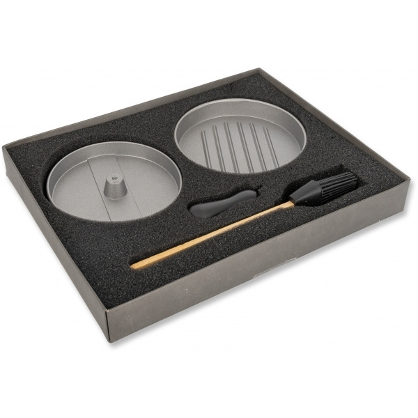 Logo trade promotional gift photo of: Burger press with silicone brush TEXAS