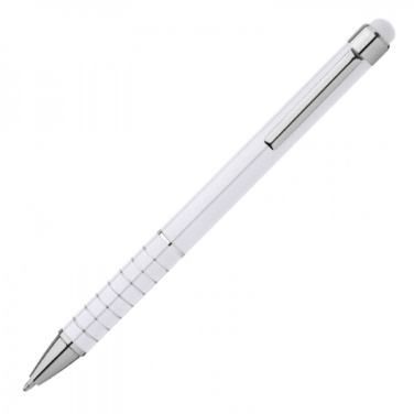 Logo trade promotional product photo of: Metal ballpen with touch pen LUEBO