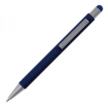 Logotrade promotional item picture of: Metal ballpen touch pen soft touch SALT LAKE CITY