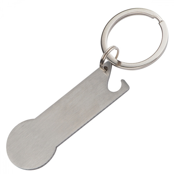 Logotrade promotional product image of: Keyring with shopping cart chip STICKIT
