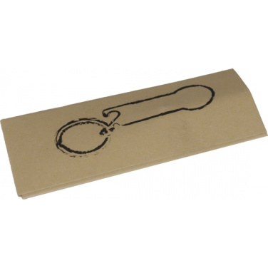 Logotrade promotional product picture of: Keyring with shopping cart chip STICKIT