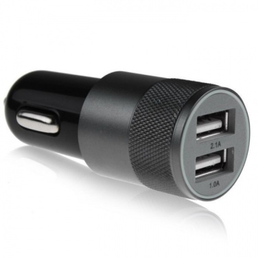 Logo trade promotional products picture of: Metal car charger