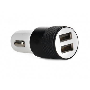 Logo trade promotional items image of: Metal car charger