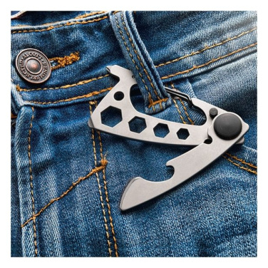 Logotrade promotional giveaways photo of: Multifunctional tool BURUNDI Schwarzwolf