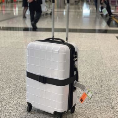 Logo trade promotional merchandise image of: Adjustable luggage strap MOORDEICH