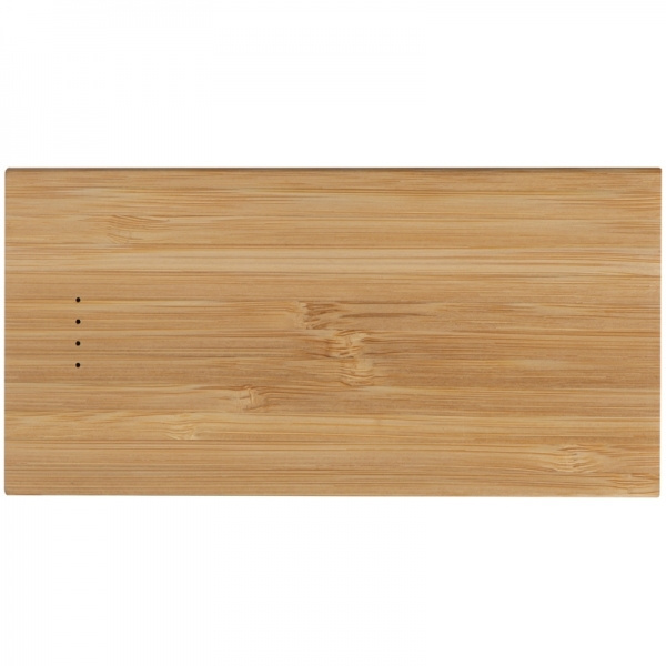 Logotrade promotional giveaway picture of: Bamboo power bank KATOWICE