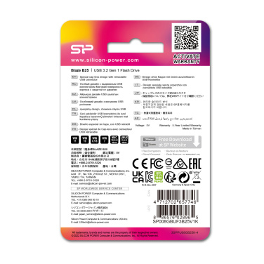 Logotrade promotional giveaway picture of: Pendrive Silicon Power Blaze B25 3.1