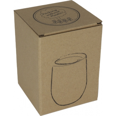 Logo trade advertising products picture of: Stainless steel mug with wooden look BRIGHTON 380 ml