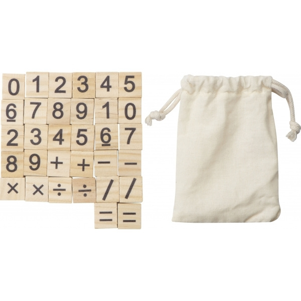 Logotrade promotional merchandise picture of: Wooden counting game LIBEREC