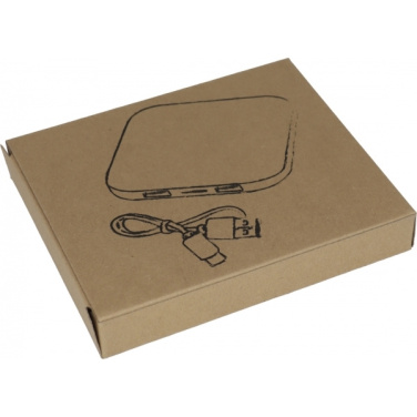 Logo trade promotional merchandise image of: Wireless charger LINCOLN